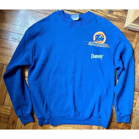 Vintage Embroidered Tide Racing | Downy Racing Sweatshirt size XL Lee S&P - Picture 1 of 12
